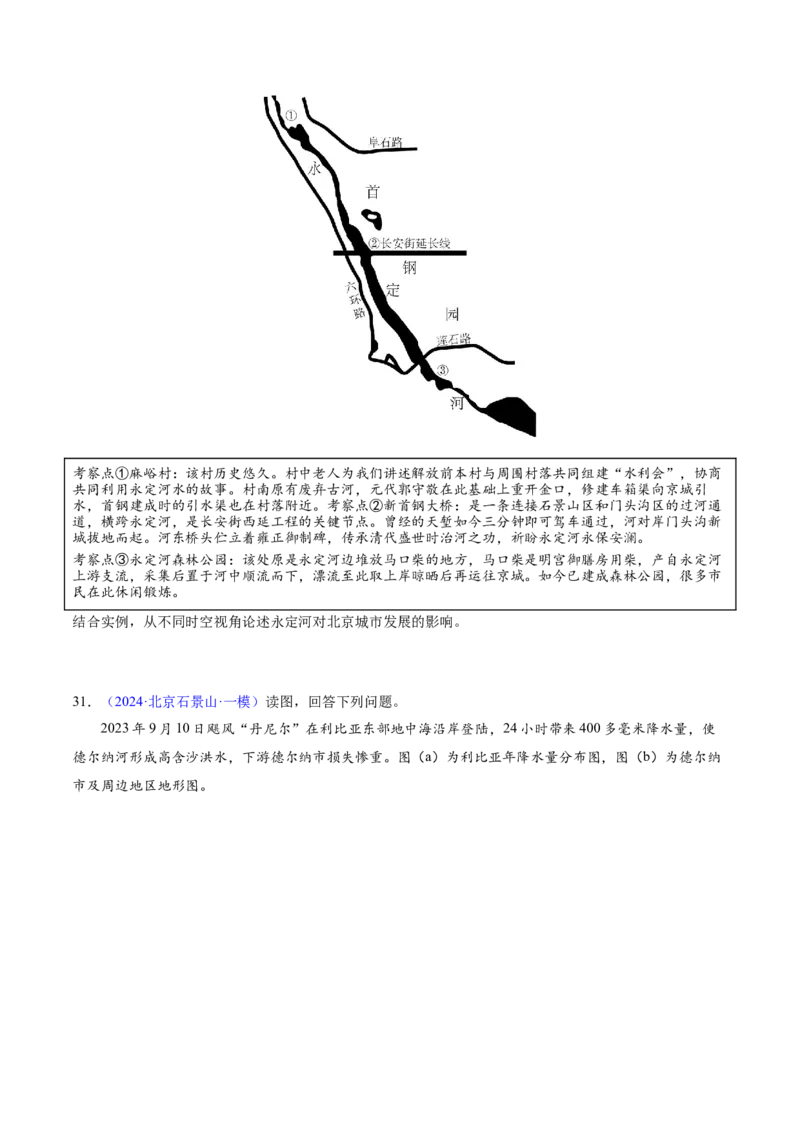 专题04陆地水环境（原卷版）_2025年新高考资料_二轮复习_01高考语文等多个文件_2025年高三地理高考二轮复习专项提升_重点&middot;难点&middot;热点专练（分地区）_北京专用