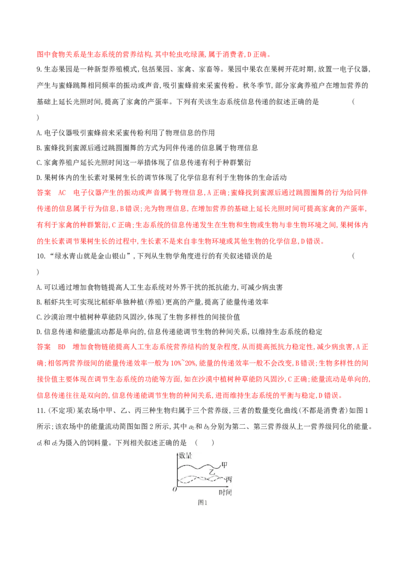 押第18题生物与环境模块（解析版）_2024年新高考资料_5.2024三轮冲刺_备战2024年高考生物临考题号押题（辽宁、黑龙江、吉林专用）322857720