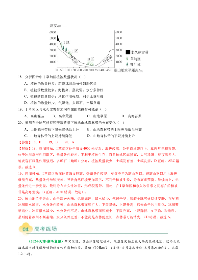 专题09&ldquo;统计图表型&rdquo;选择题答题技巧（解析版）_2025年新高考资料_二轮复习_2025年高考地理二轮热点题型归纳与变式演练（新高考通用）3401687
