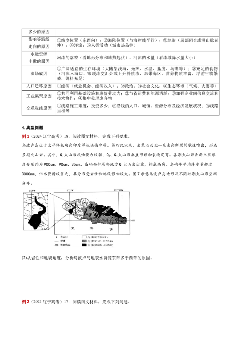 专题02综合题解题技巧（原卷版）_2025年新高考资料_二轮复习_01高考语文等多个文件_2025年高三地理高考二轮复习专项提升_重点&middot;难点&middot;热点专练（分地区）_黑吉辽专用