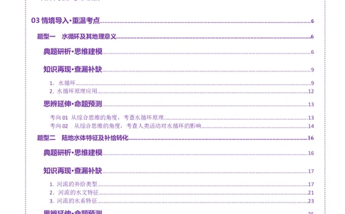 专题04水体运动（讲义）（解析版）_2025年新高考资料_二轮复习_2025年高三地理高考二轮复习专项提升（新高考通用）3405802_二轮讲义