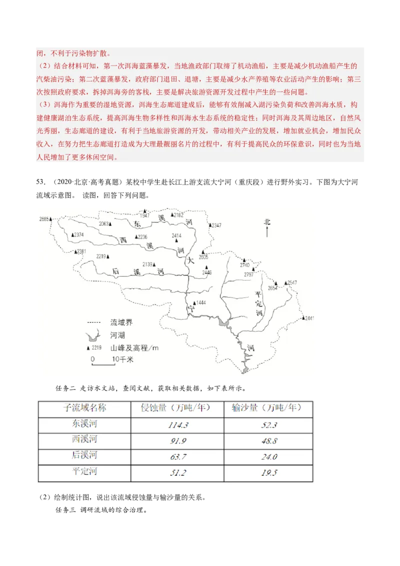 专题04陆地水环境（解析版）_2025年新高考资料_二轮复习_2025年高三地理高考二轮复习专项提升（新高考通用）3405802_重点&middot;难点&middot;热点专练（分地区）_北京专用