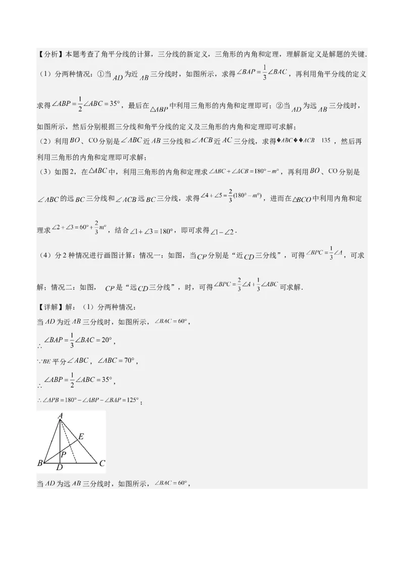 专题05三角形40道压轴题型专训（8大题型）（教师版）_初中数学_八年级数学上册（人教版）_重难点专题提升-V7_2025版