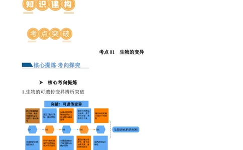 第10讲生物的变异和进化（讲义）原卷版_2024年新高考资料_2.2024二轮复习_2024年高考生物二轮复习讲练测（新教材新高考）