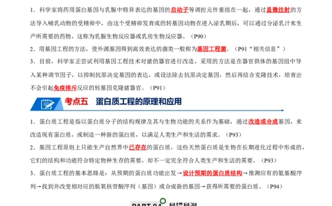知识清单22基因工程（解析版）_2024年新高考资料_1.2024一轮复习_2024年高考生物一轮复习知识清单