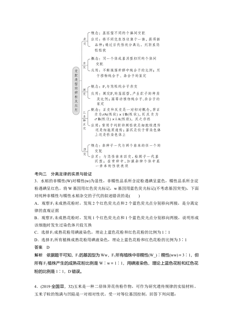 2023年高考生物一轮复习（全国版）第5单元第1课时　分离定律的发现_通用版（老高考）复习资料_2023年复习资料_一轮复习_2023年高考生物一轮复习讲义+课件（全国版）