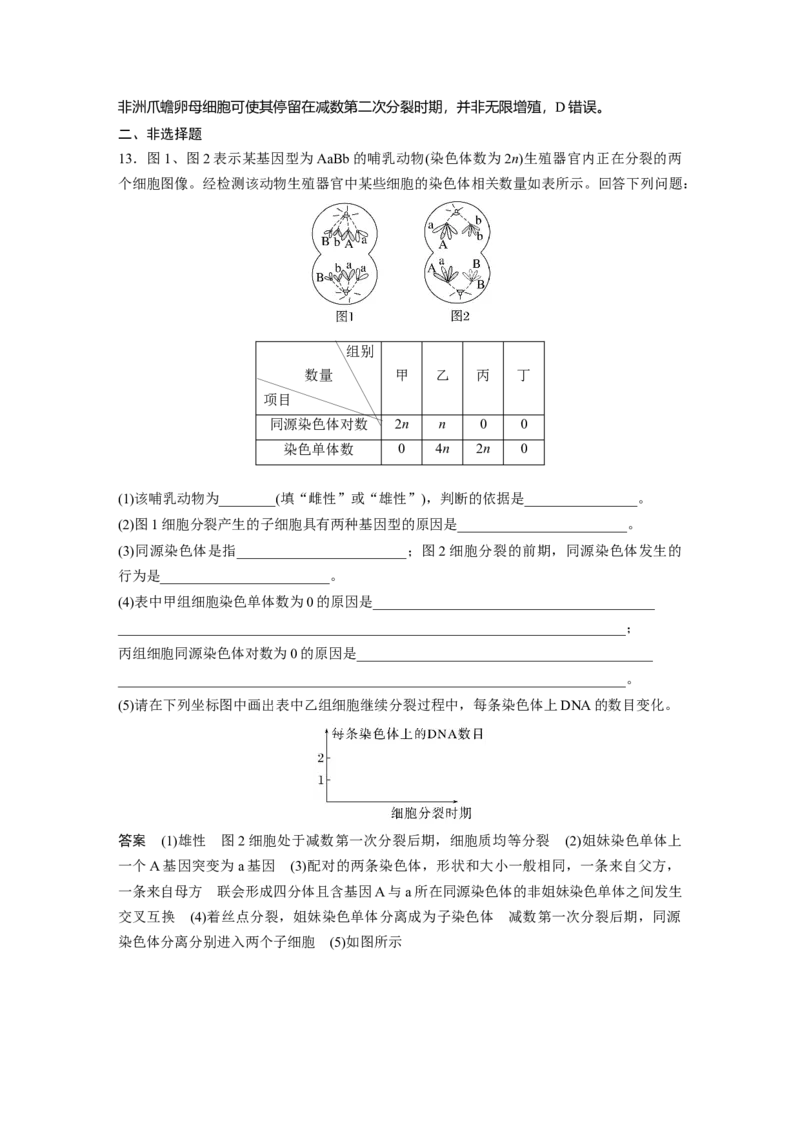 2023年高考生物一轮复习（全国版）第4单元第3课时　减数分裂和受精作用的过程分析_通用版（老高考）复习资料_2023年复习资料_一轮复习_2023年高考生物一轮复习讲义+课件（全国版）