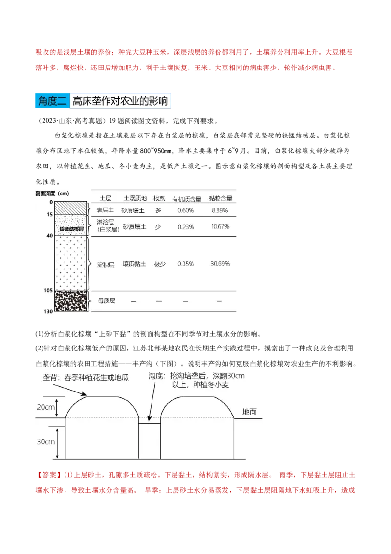 专题08农业生产与粮食安全（解析版）_2025年新高考资料_二轮复习_2025年高三地理高考二轮复习专项提升（新高考通用）3405802_重点&middot;难点&middot;热点专练（分地区）_黑吉辽专用