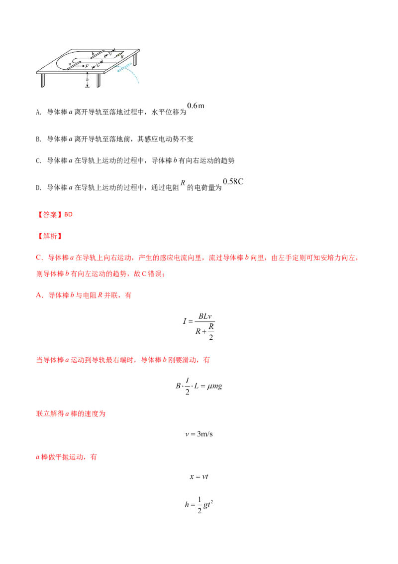 专题12电磁感应-2022年高考真题和模拟题物理分专题训练（教师版含解析）_04高考物理_2024年新高考资料_1.2024一轮复习_赠2022年高考物理真题与模拟题分类训练