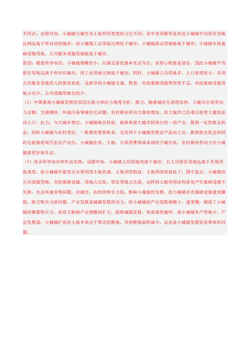 专题07人口与城市易错提分（4大易错点）（解析版）_2025年新高考资料_二轮复习_01高考语文等多个文件_2025年高三地理高考二轮复习专项提升_易错专练