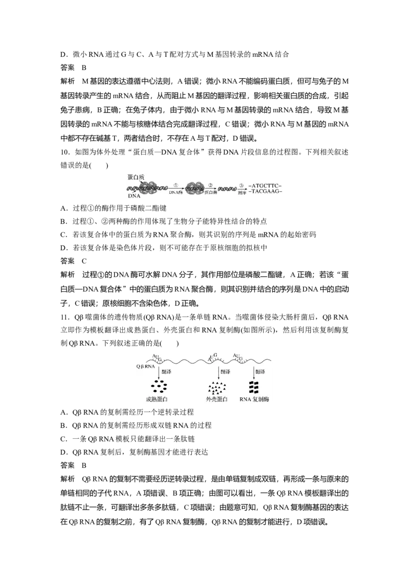 2022年高考生物一轮复习第6单元第19讲　基因的表达_新高考复习资料_2022年新高考复习资料_2022年一轮复习最新版_1.2022年高考生物一轮复习全国通用版