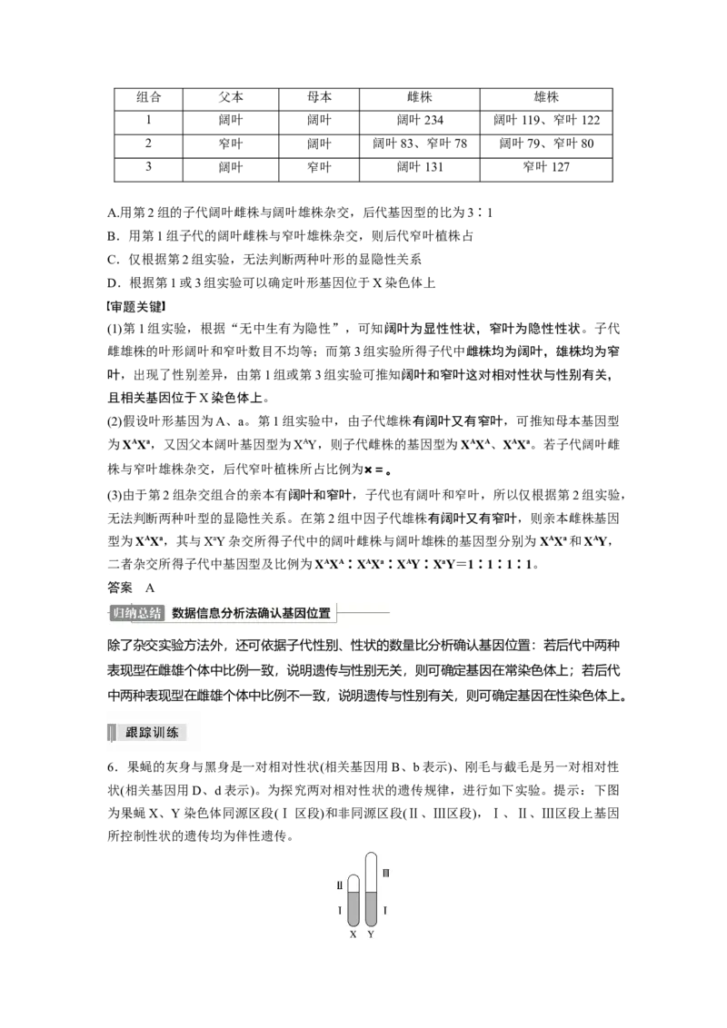 2022年高考生物一轮复习第5单元第16讲　热点题型五　基因在染色体的位置判断_新高考复习资料_2022年新高考复习资料_2022年一轮复习最新版_1.2022年高考生物一轮复习全国通用版