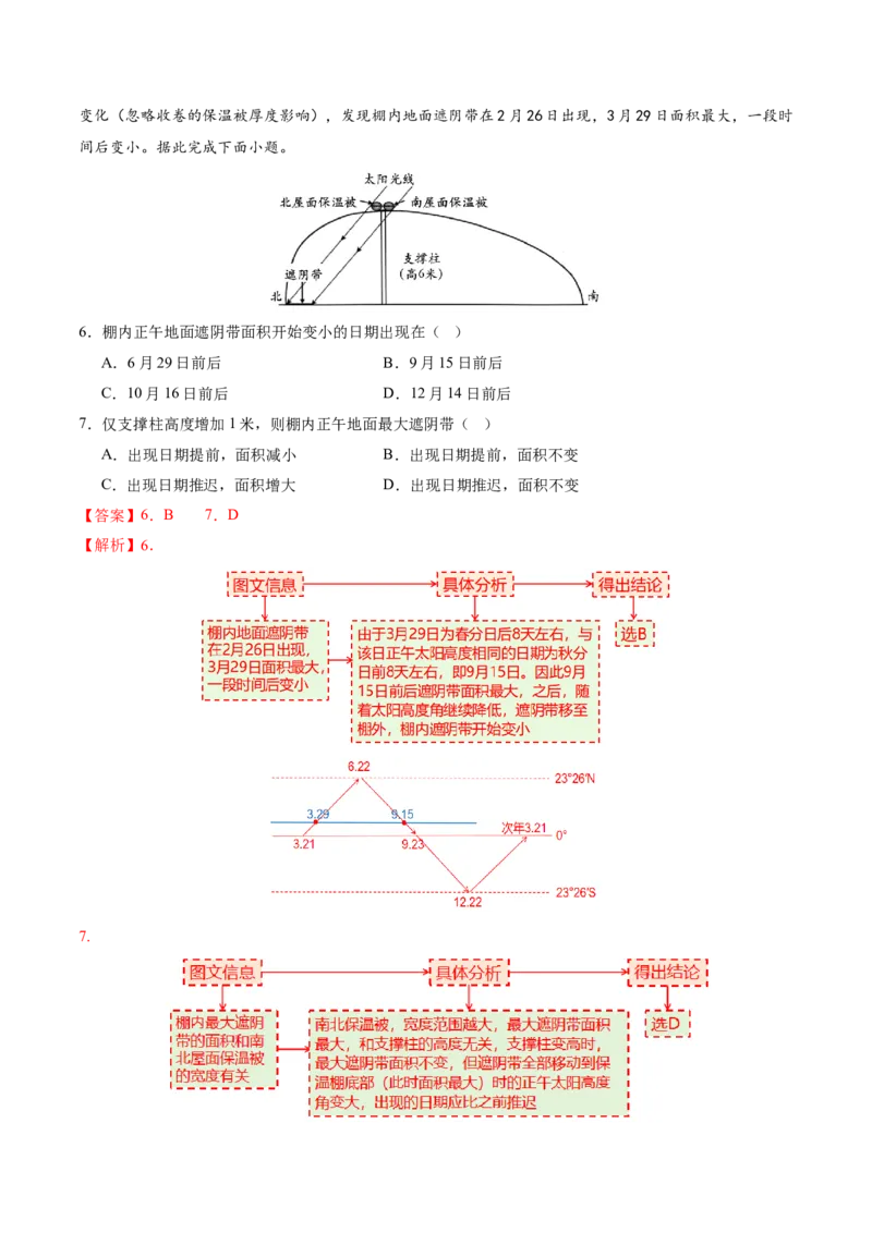 专题02地球运动（讲义）（解析版）更新_2025年新高考资料_二轮复习_2025年高三地理高考二轮复习专项提升（新高考通用）3405802_二轮讲义