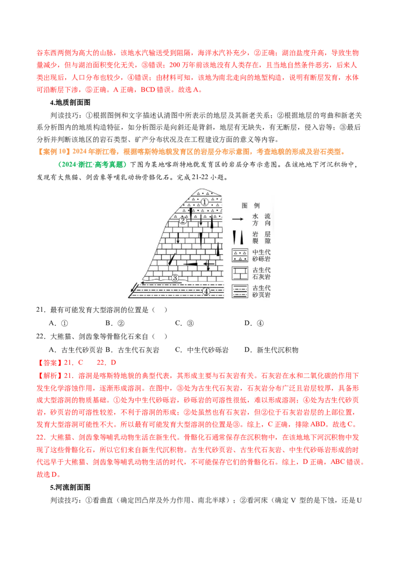 专题10&ldquo;图像类&rdquo;选择题答题技巧（解析版）_2025年新高考资料_二轮复习_2025年高考地理二轮热点题型归纳与变式演练（新高考通用）3401687