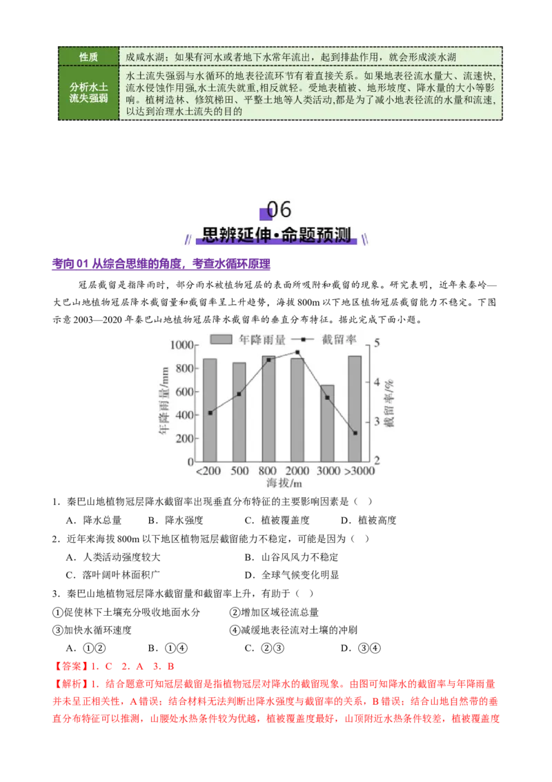 专题04水体运动（讲义）（解析版）_2025年新高考资料_二轮复习_上好课2025年高考地理二轮复习讲练测（新高考通用）3381954
