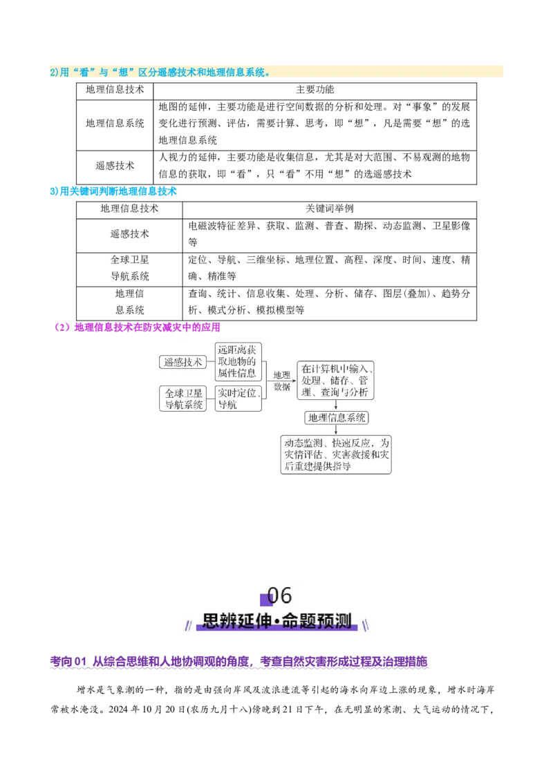 专题07自然灾害（讲义）（原卷版）_2025年新高考资料_二轮复习_2025年高三地理高考二轮复习专项提升（新高考通用）3405802_二轮讲义