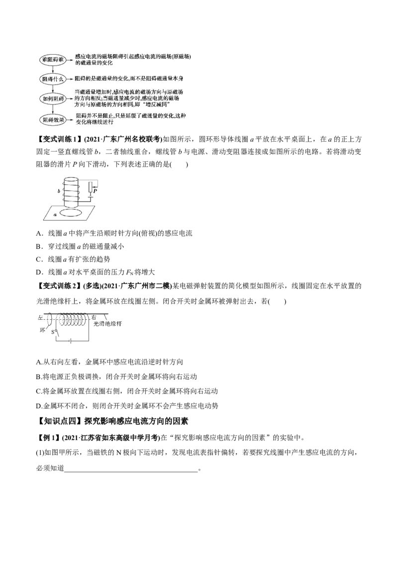 专题13.1电磁感应现象、楞次定律法拉第电磁感应定律讲原卷版_04高考物理_新高考复习资料_2022年新高考复习资料_2022年高考物理一轮复习讲练测（新教材新高考）