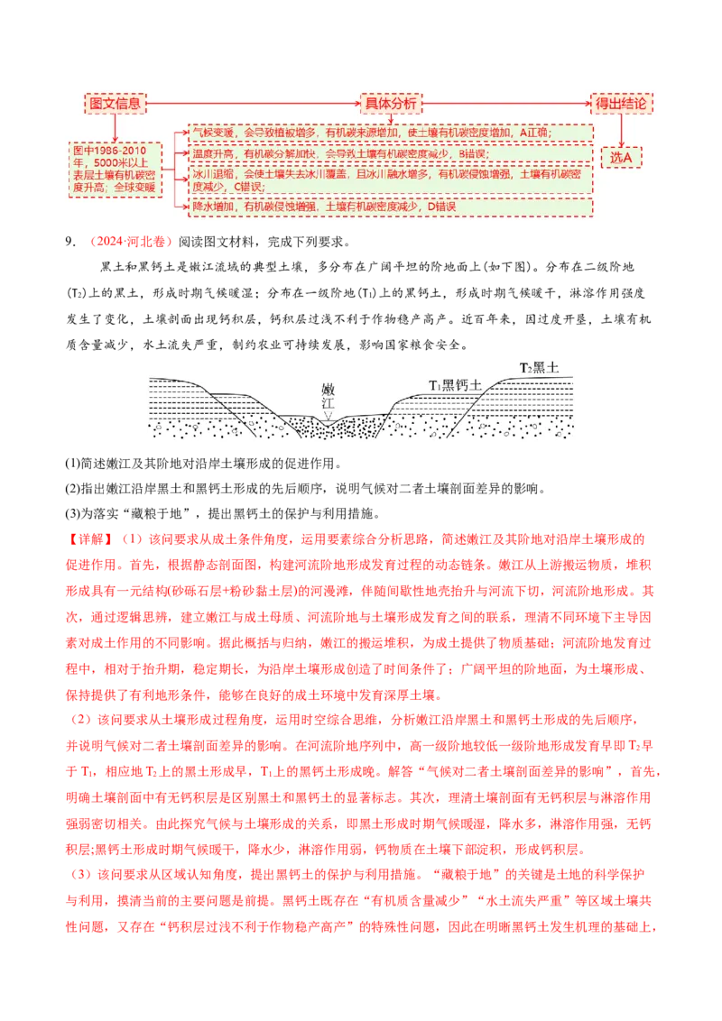 专题06自然地理环境的整体性与差异性（讲义）（解析版）_2025年新高考资料_二轮复习_2025年高三地理高考二轮复习专项提升（新高考通用）3405802_二轮讲义