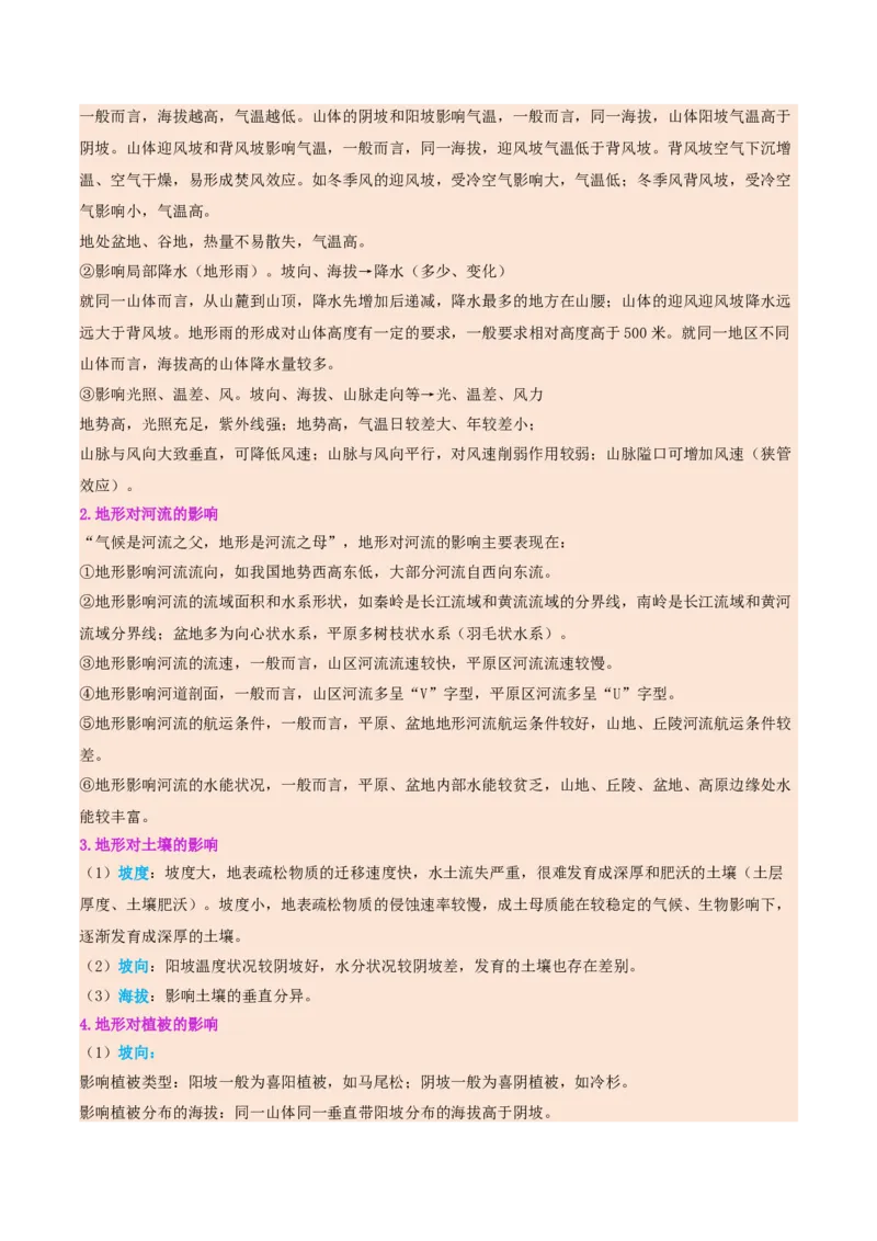 专题06自然地理环境的整体性与差异性（讲义）（解析版）_2025年新高考资料_二轮复习_01高考语文等多个文件_2025年高三地理高考二轮复习专项提升_二轮讲义