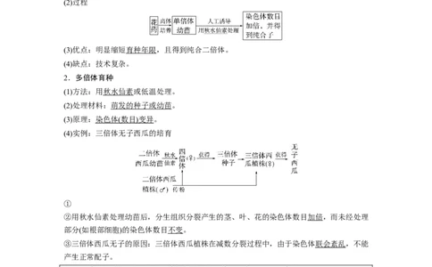 2023年高考生物一轮复习（新人教新高考）第7单元第3课时　生物变异在育种上的应用_新高考复习资料_2023年新高考复习资料_一轮复习_2023年新高考大一轮复习讲义