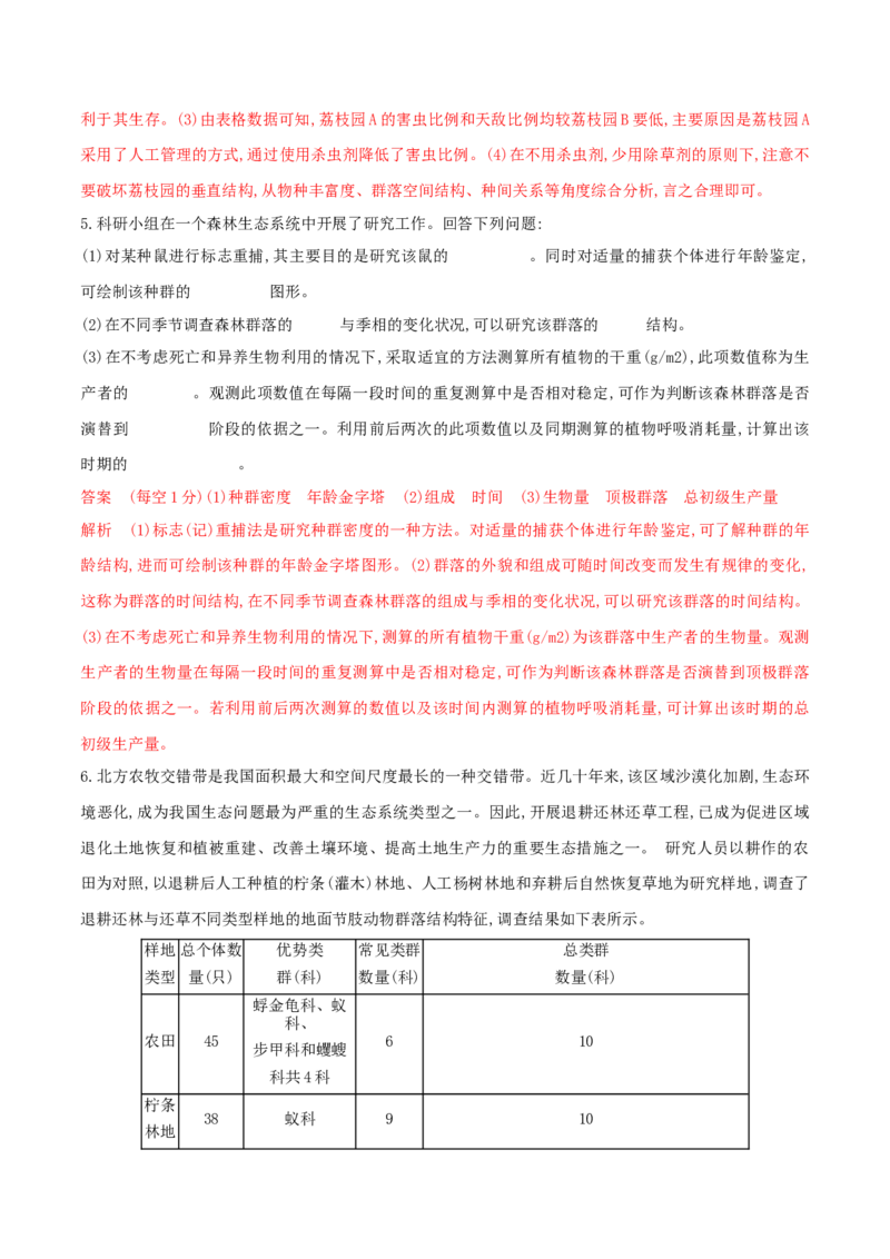 押第23题生物与环境模块（解析版）_2024年新高考资料_5.2024三轮冲刺_备战2024年高考生物临考题号押题（辽宁、黑龙江、吉林专用）322857720