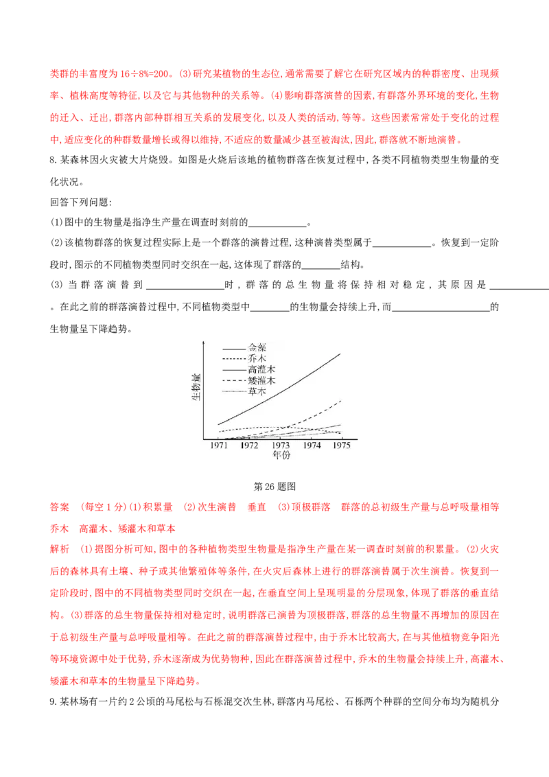 押第23题生物与环境模块（解析版）_2024年新高考资料_5.2024三轮冲刺_备战2024年高考生物临考题号押题（辽宁、黑龙江、吉林专用）322857720