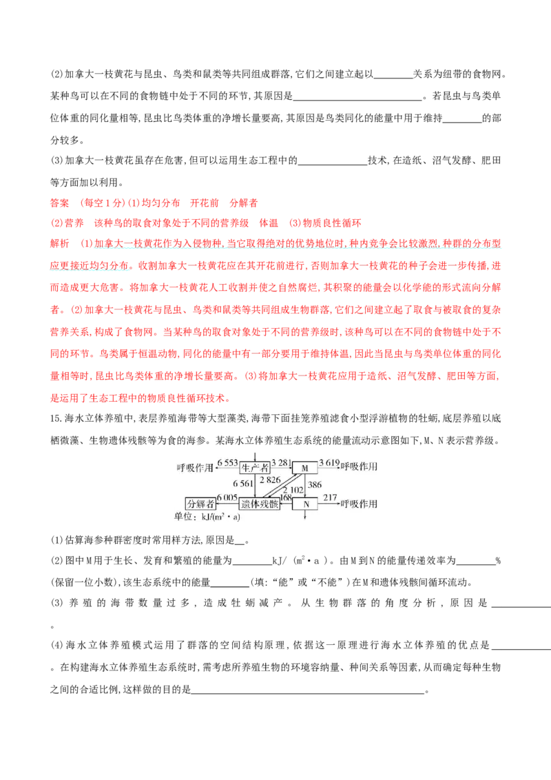 押第23题生物与环境模块（解析版）_2024年新高考资料_5.2024三轮冲刺_备战2024年高考生物临考题号押题（辽宁、黑龙江、吉林专用）322857720