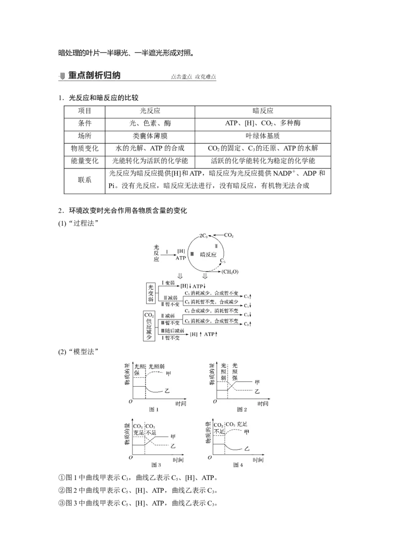 2022年高考生物一轮复习第3单元第9讲　光与光合作用_新高考复习资料_2022年新高考复习资料_2022年一轮复习最新版_1.2022年高考生物一轮复习全国通用版