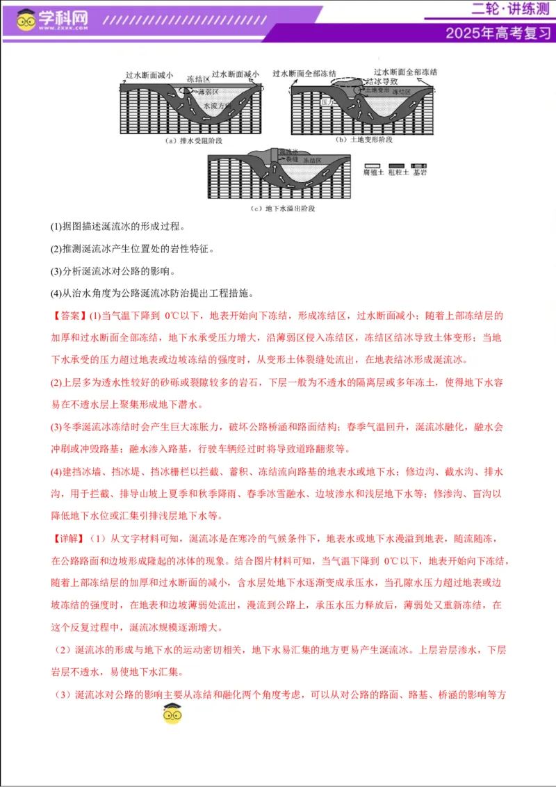 专题07自然灾害（练习）（解析版）_2025年新高考资料_二轮复习_上好课2025年高考地理二轮复习讲练测（新高考通用）3381954