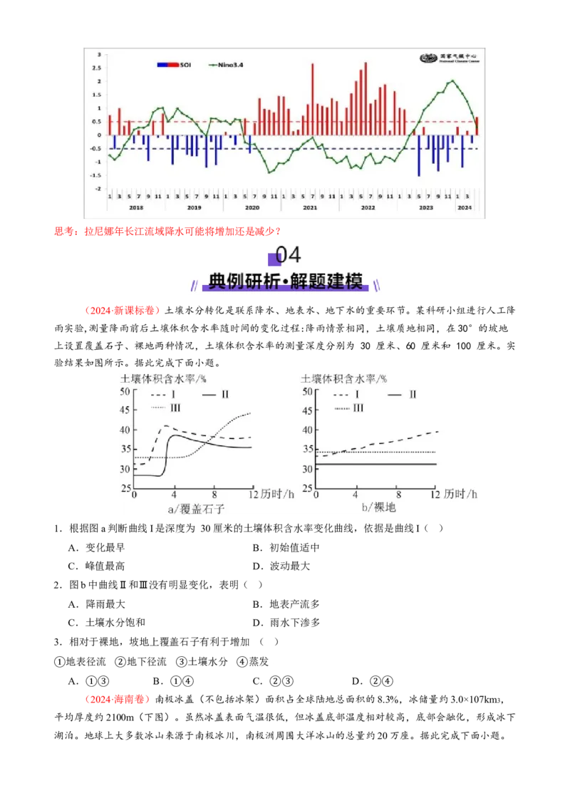 专题04水体运动（讲义）（原卷版）_2025年新高考资料_二轮复习_上好课2025年高考地理二轮复习讲练测（新高考通用）3381954