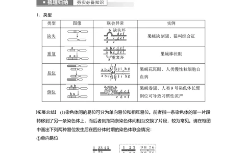 2023年高考生物一轮复习（全国版）第7单元第2课时　染色体变异_通用版（老高考）复习资料_2023年复习资料_一轮复习_2023年高考生物一轮复习讲义+课件（全国版）