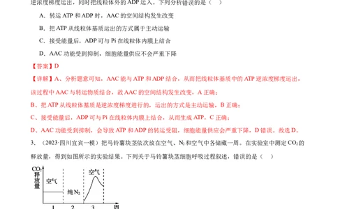 第04讲细胞呼吸和光合作用（练习）（解析版）_2024年新高考资料_2.2024二轮复习_2024年高考生物二轮复习讲练测（新教材新高考）