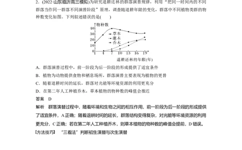 2023年高考生物一轮复习（全国版）第9单元第4课时　群落的演替_通用版（老高考）复习资料_2023年复习资料_一轮复习_2023年高考生物一轮复习讲义+课件（全国版）
