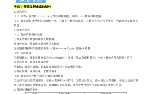 秘籍05+生物技术与工程必备梳理（核心考点+教材黑体字+教材旁栏+拓展应用）-备战2024年高考生物抢分秘籍（新高考专用）_2024年新高考资料_5.2024三轮冲刺