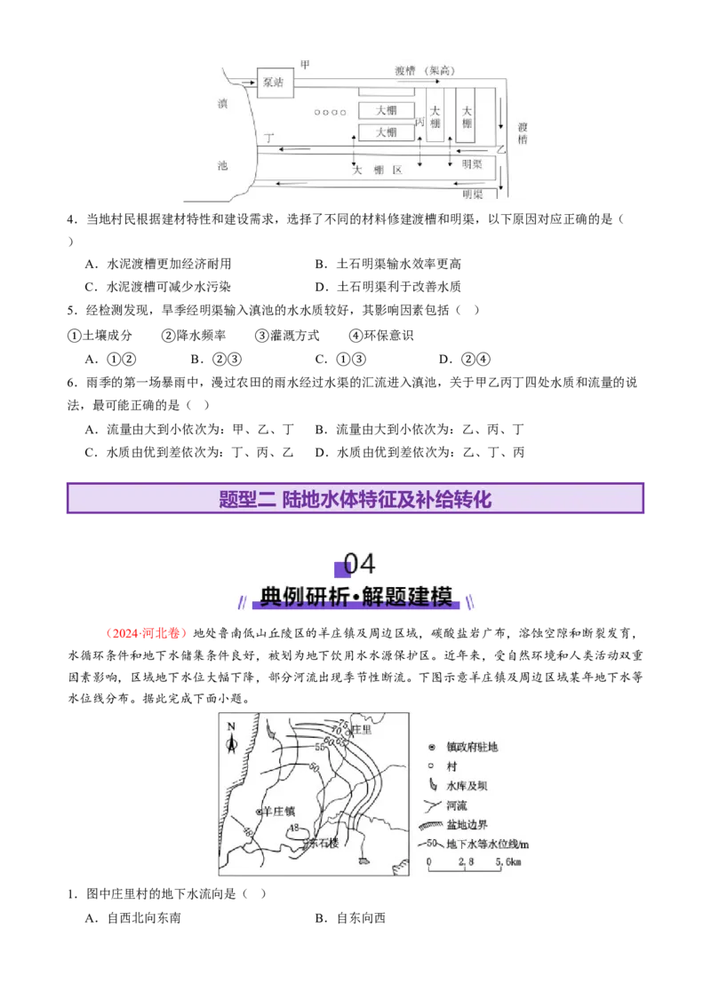 专题04水体运动（讲义）（原卷版）_2025年新高考资料_二轮复习_01高考语文等多个文件_上好课2025年高考地理二轮复习讲练测（新高考通用）_第一部分专题突破