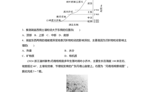 2025届高中地理一轮复习：单元检测五　自然环境的整体性与差异性　自然灾害（含解析）_2025年新高考资料_一轮复习_2025届高中地理一轮复习单元+模块+综合检测（含解析）