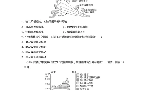 2025届高中地理一轮复习：单元检测五　自然环境的整体性与差异性　自然灾害（含解析）_2025年新高考资料_一轮复习_2025届高中地理一轮复习单元+模块+综合检测（含解析）