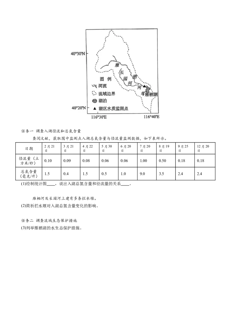 专题04陆地水环境（解析版）_2025年新高考资料_二轮复习_01高考语文等多个文件_2025年高三地理高考二轮复习专项提升_重点&middot;难点&middot;热点专练（分地区）_北京专用