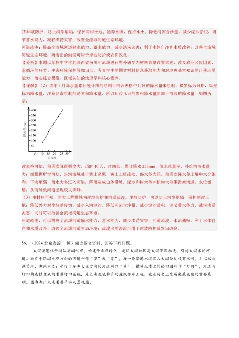 专题04陆地水环境（解析版）_2025年新高考资料_二轮复习_01高考语文等多个文件_2025年高三地理高考二轮复习专项提升_重点&middot;难点&middot;热点专练（分地区）_北京专用