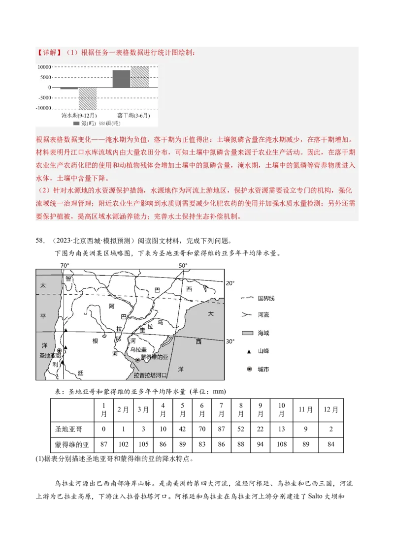 专题04陆地水环境（解析版）_2025年新高考资料_二轮复习_01高考语文等多个文件_2025年高三地理高考二轮复习专项提升_重点&middot;难点&middot;热点专练（分地区）_北京专用