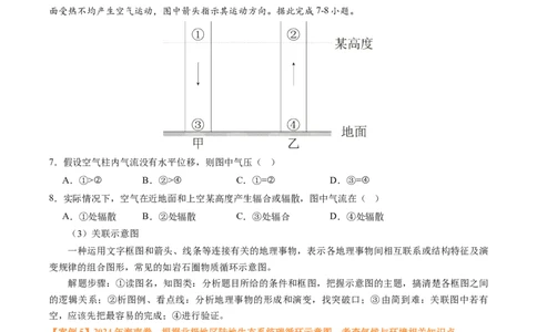专题10&ldquo;图像类&rdquo;选择题答题技巧（原卷版）_2025年新高考资料_二轮复习_01高考语文等多个文件_2025年高考地理二轮热点题型归纳与变式演练（新高考通用）
