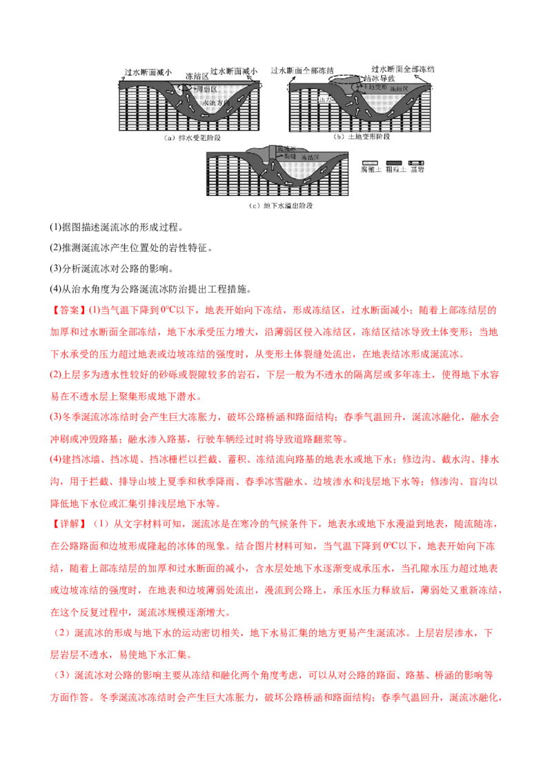 专题07自然灾害（练习）（解析版）_2025年新高考资料_二轮复习_01高考语文等多个文件_上好课2025年高考地理二轮复习讲练测（新高考通用）_第一部分专题突破