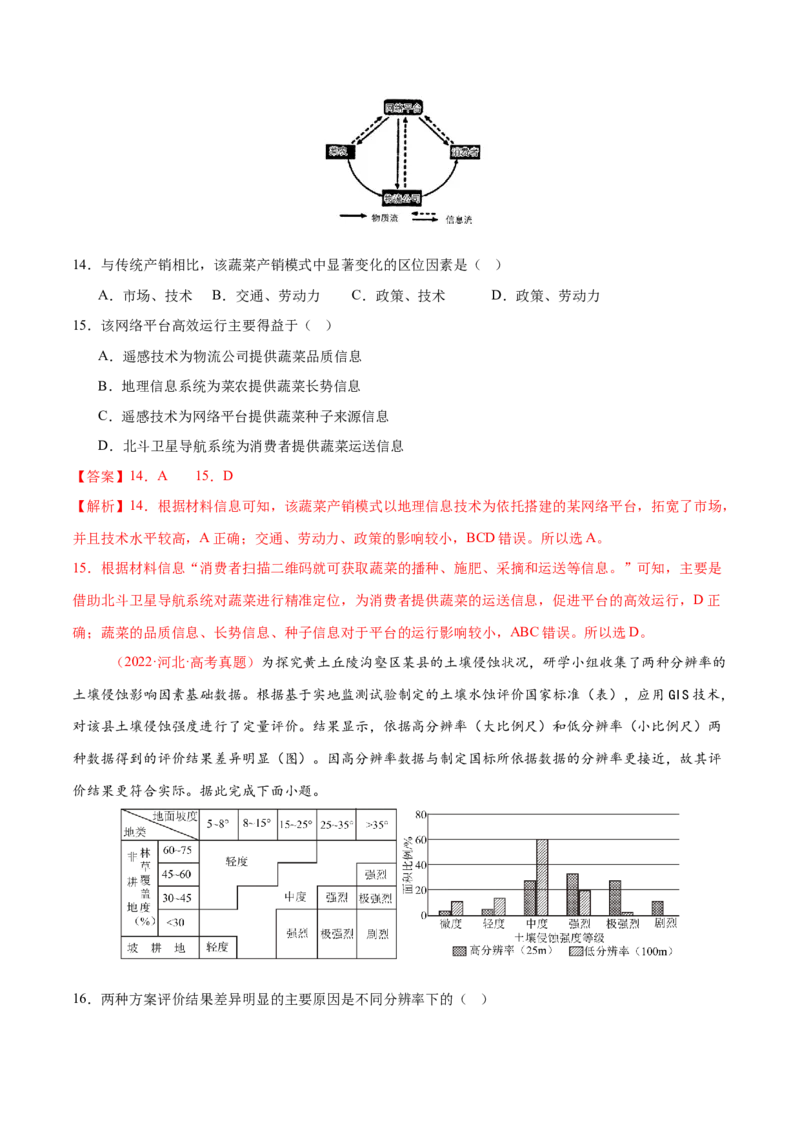 专题07自然灾害（练习）（解析版）_2025年新高考资料_二轮复习_01高考语文等多个文件_上好课2025年高考地理二轮复习讲练测（新高考通用）_第一部分专题突破