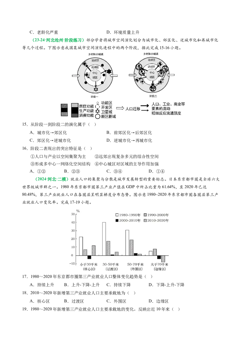 专题05&ldquo;演变过程类&rdquo;选择题答题技巧（原卷版）_2025年新高考资料_二轮复习_01高考语文等多个文件_2025年高三地理高考二轮复习专项提升_题型专练