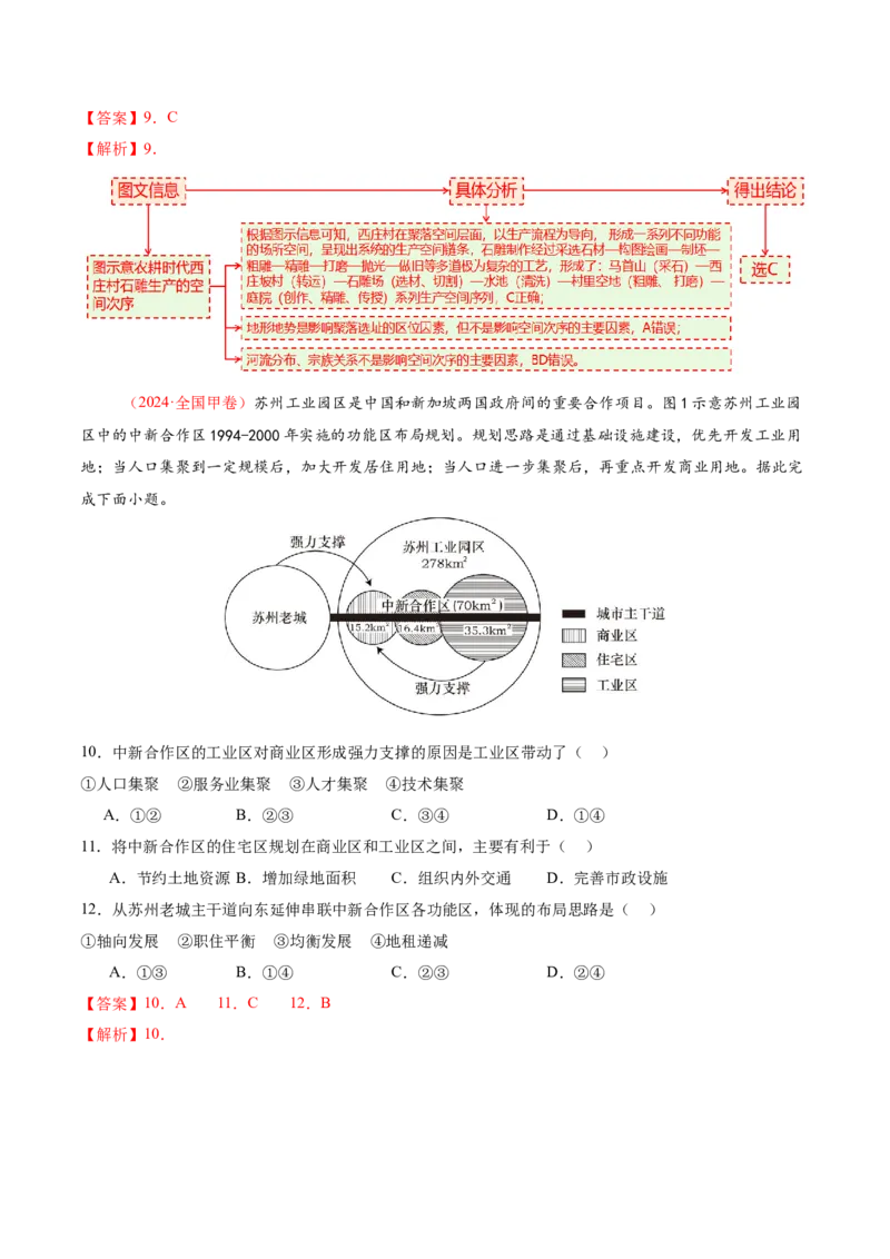 专题08人口与城市（讲义）（解析版）_2025年新高考资料_二轮复习_2025年高三地理高考二轮复习专项提升（新高考通用）3405802_二轮讲义