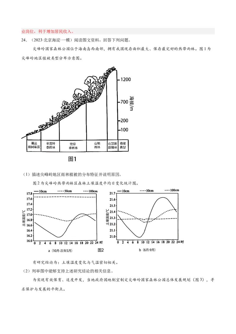 专题07自然环境的整体性与差异性（解析版）_2025年新高考资料_二轮复习_2025年高三地理高考二轮复习专项提升（新高考通用）3405802_重点&middot;难点&middot;热点专练（分地区）_北京专用