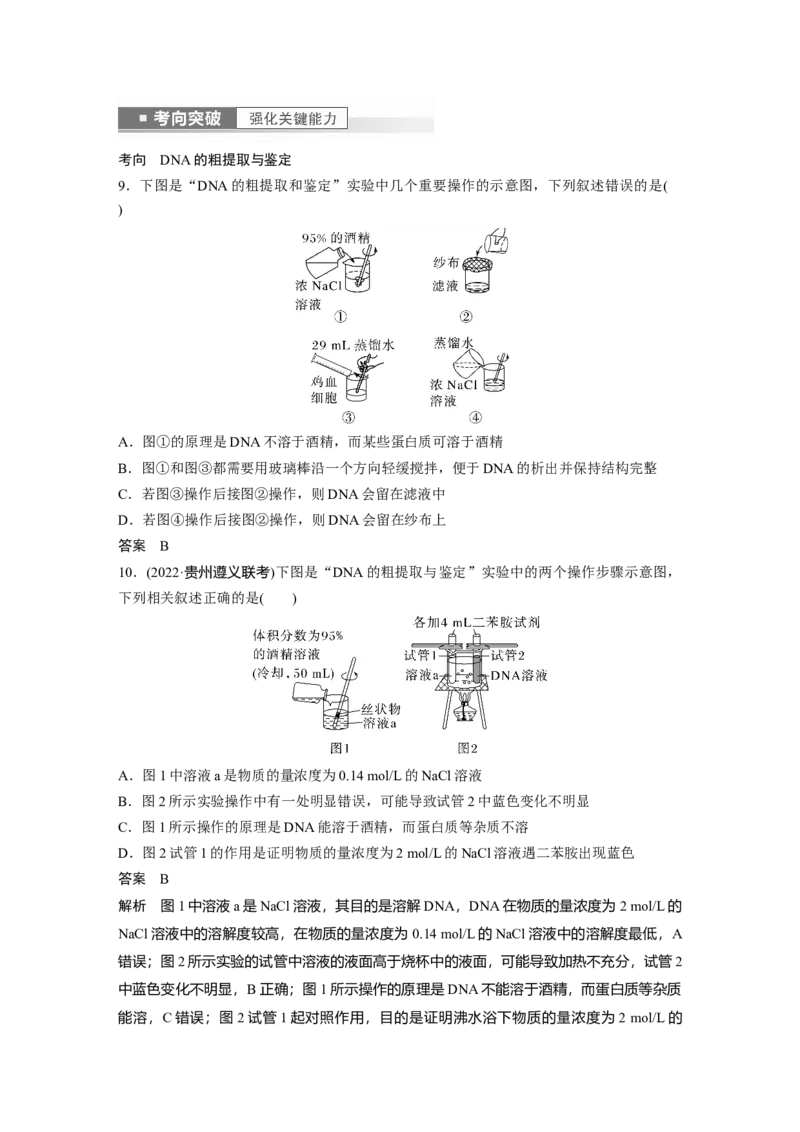 2023年高考生物一轮复习（全国版）第10单元第1课时　基因工程的基本工具和基本操作程序_通用版（老高考）复习资料_2023年复习资料_一轮复习_2023年高考生物一轮复习讲义（全国版）