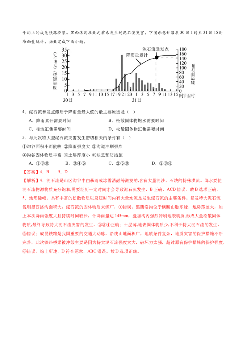专题07自然灾害（讲义）（解析版）_2025年新高考资料_二轮复习_2025年高三地理高考二轮复习专项提升（新高考通用）3405802_二轮讲义