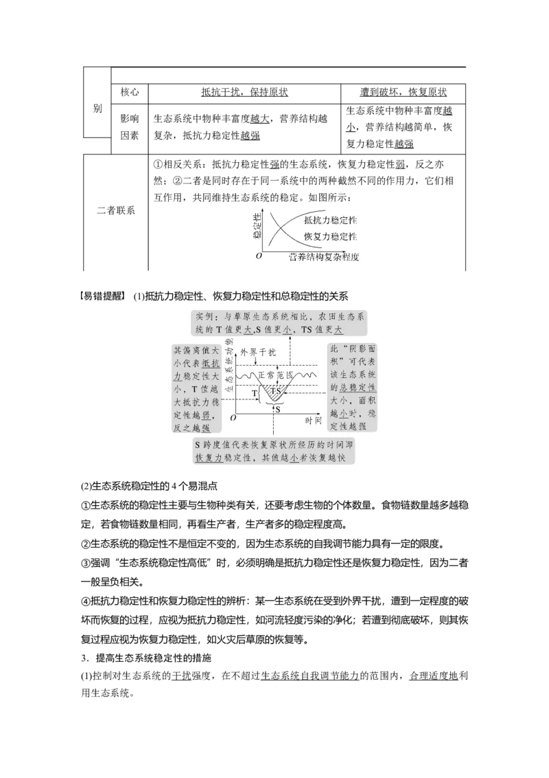 2023年高考生物一轮复习（新人教新高考）第9单元第8课时　生态系统的稳定性_新高考复习资料_2023年新高考复习资料_一轮复习_2023年新高考大一轮复习讲义