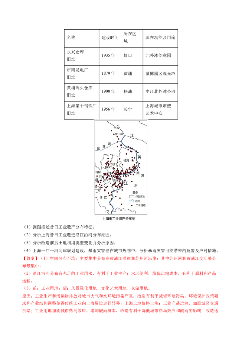 专题13地理事物空间分布特征描述（解析版）_2025年新高考资料_二轮复习_2025年高三地理高考二轮复习专项提升（新高考通用）3405802_题型专练